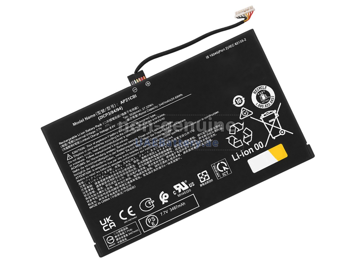 Battery for Acer AP21CBI