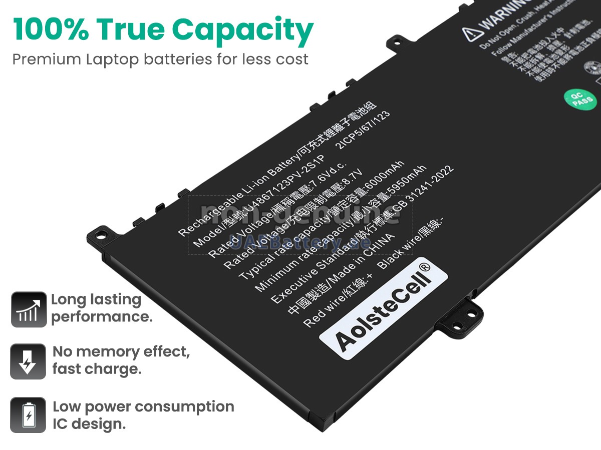 Battery for Acer Aspire LITE 14 AL14-31P