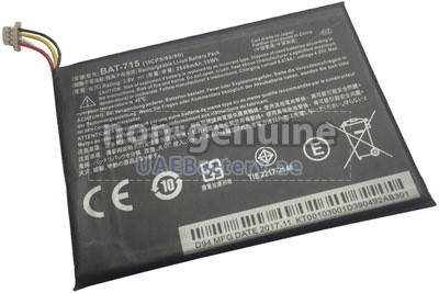 Replacement battery for Acer Iconia Tab B1-A71 8GB