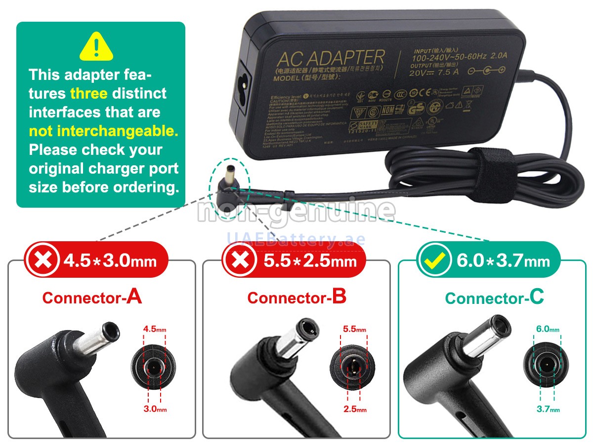 Adapter for Asus A17-150P1A