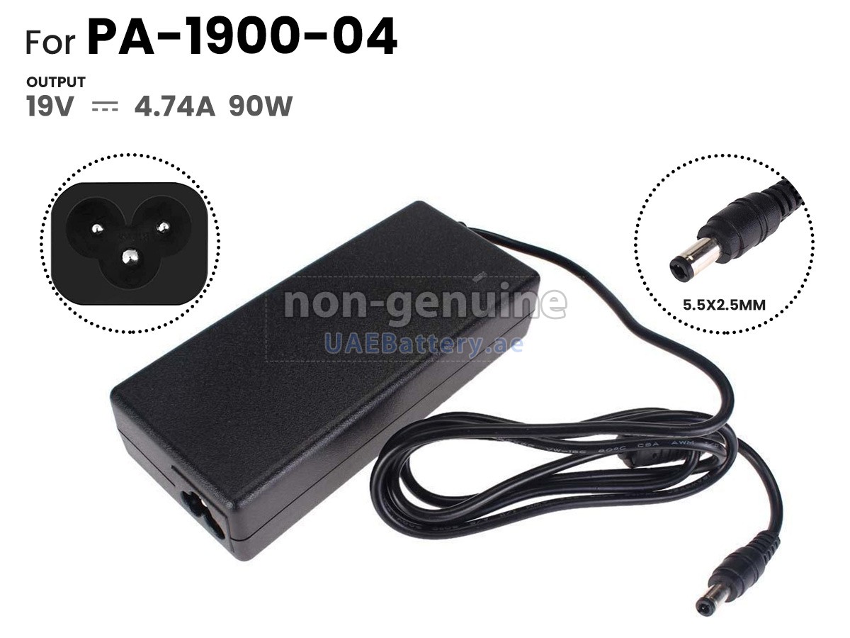 Adapter for HP 90W 19V-4.74A 100-240V~1.5A 50/60HZ