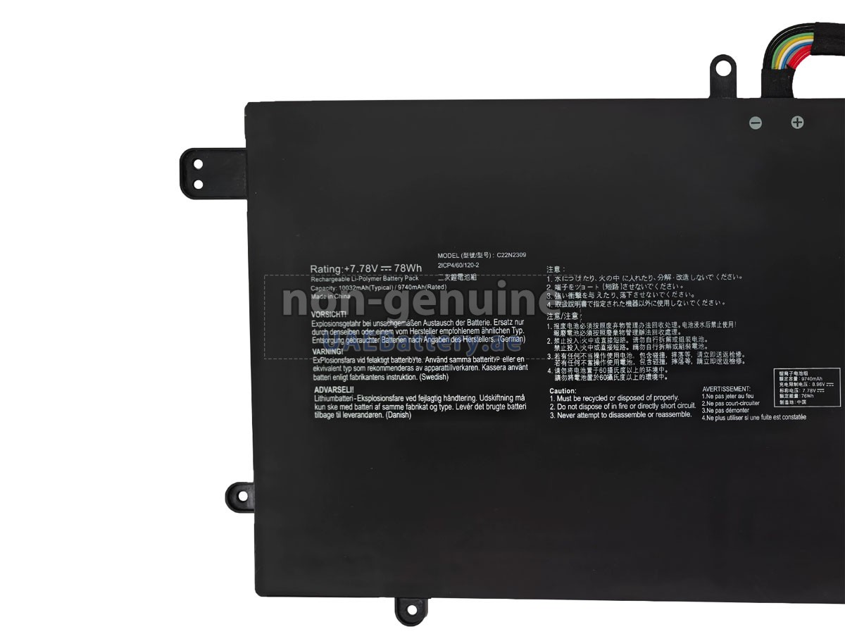Battery for Asus TUF GAMING A14 FA401WV-RG001