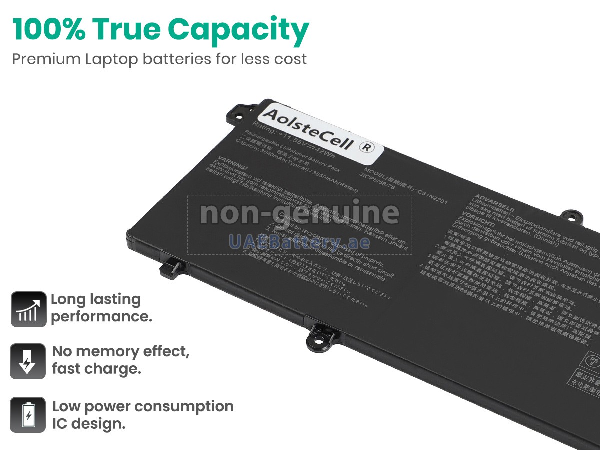 Battery for Asus VivoBook 15 X1504ZA-BQ092W