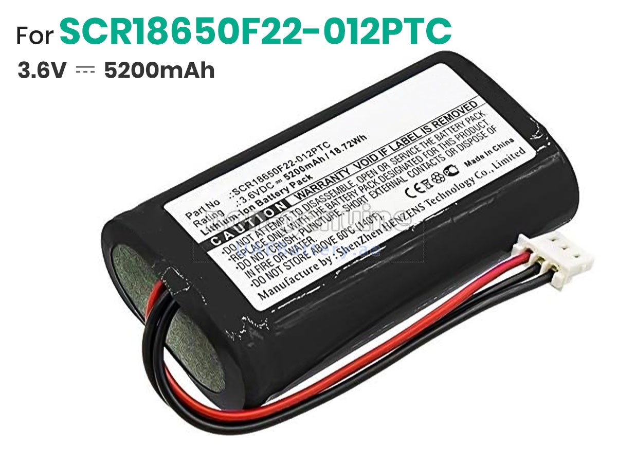 Battery for Bionet SCR18650F22-012PTC
