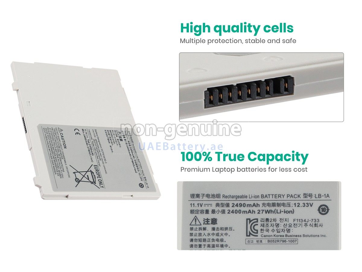 Battery for Canon CXDI-401G