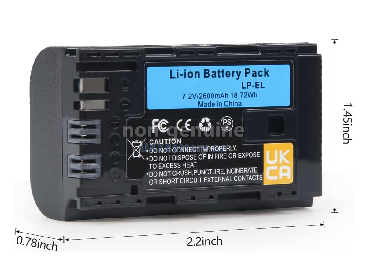 Battery for Canon LC-E6E CHARGER