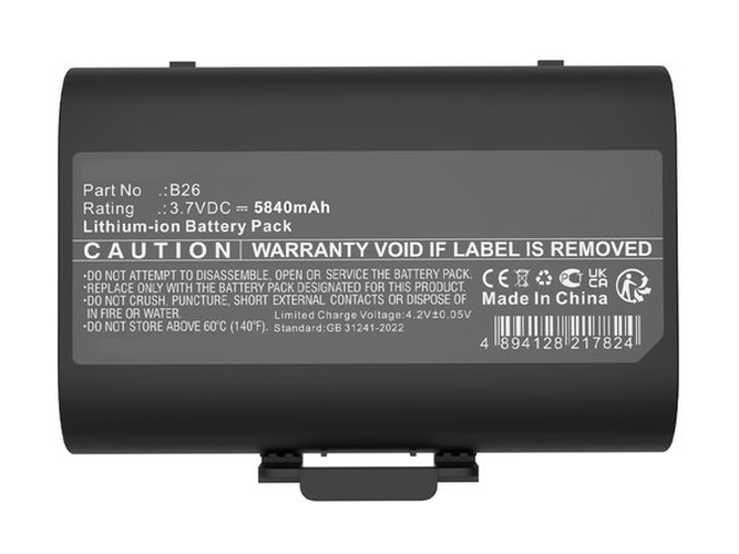 Castles Technology SATURN1000 replacement battery