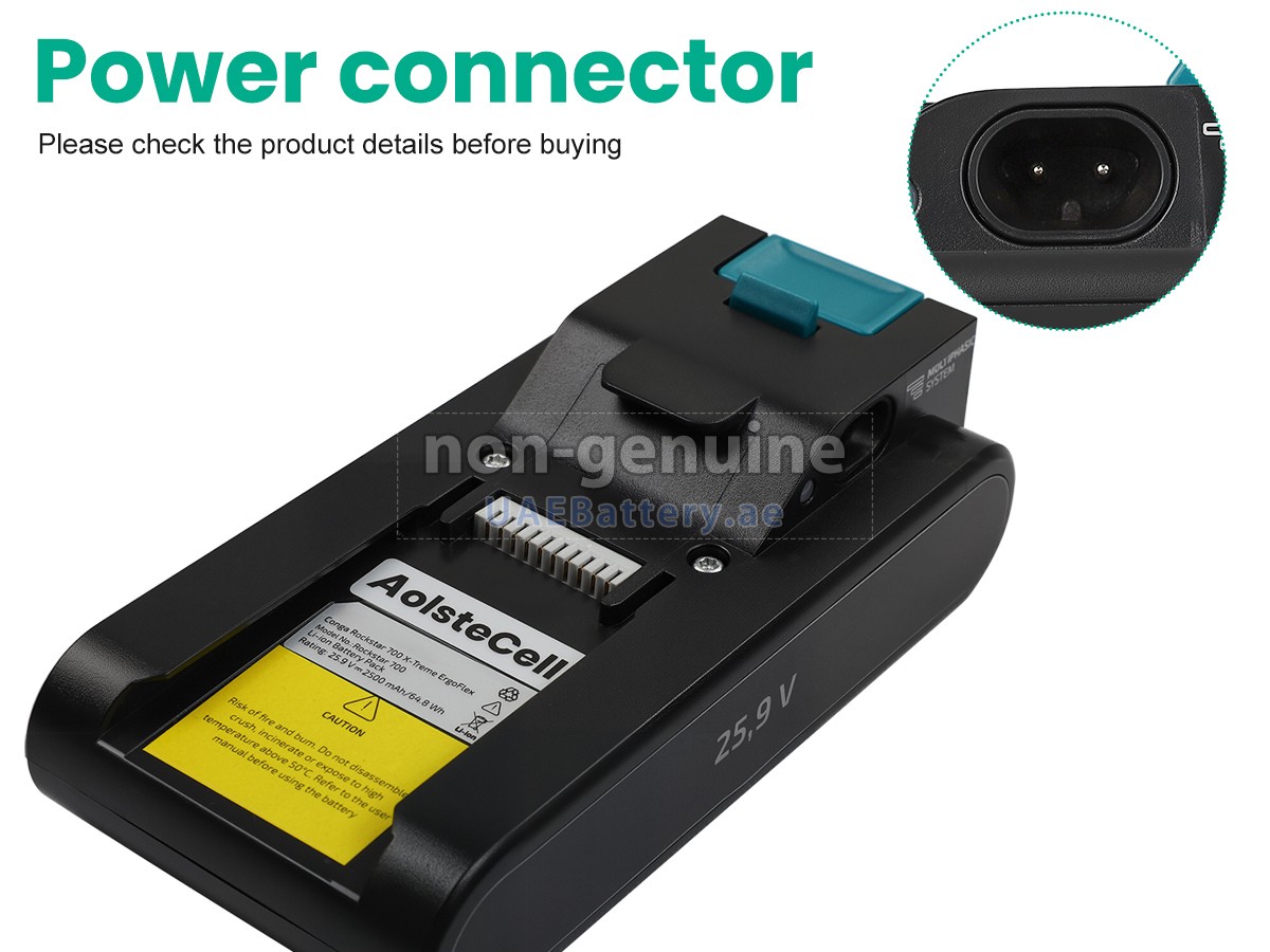 Battery for Cecotec ROCKSTAR 500 X-TREME