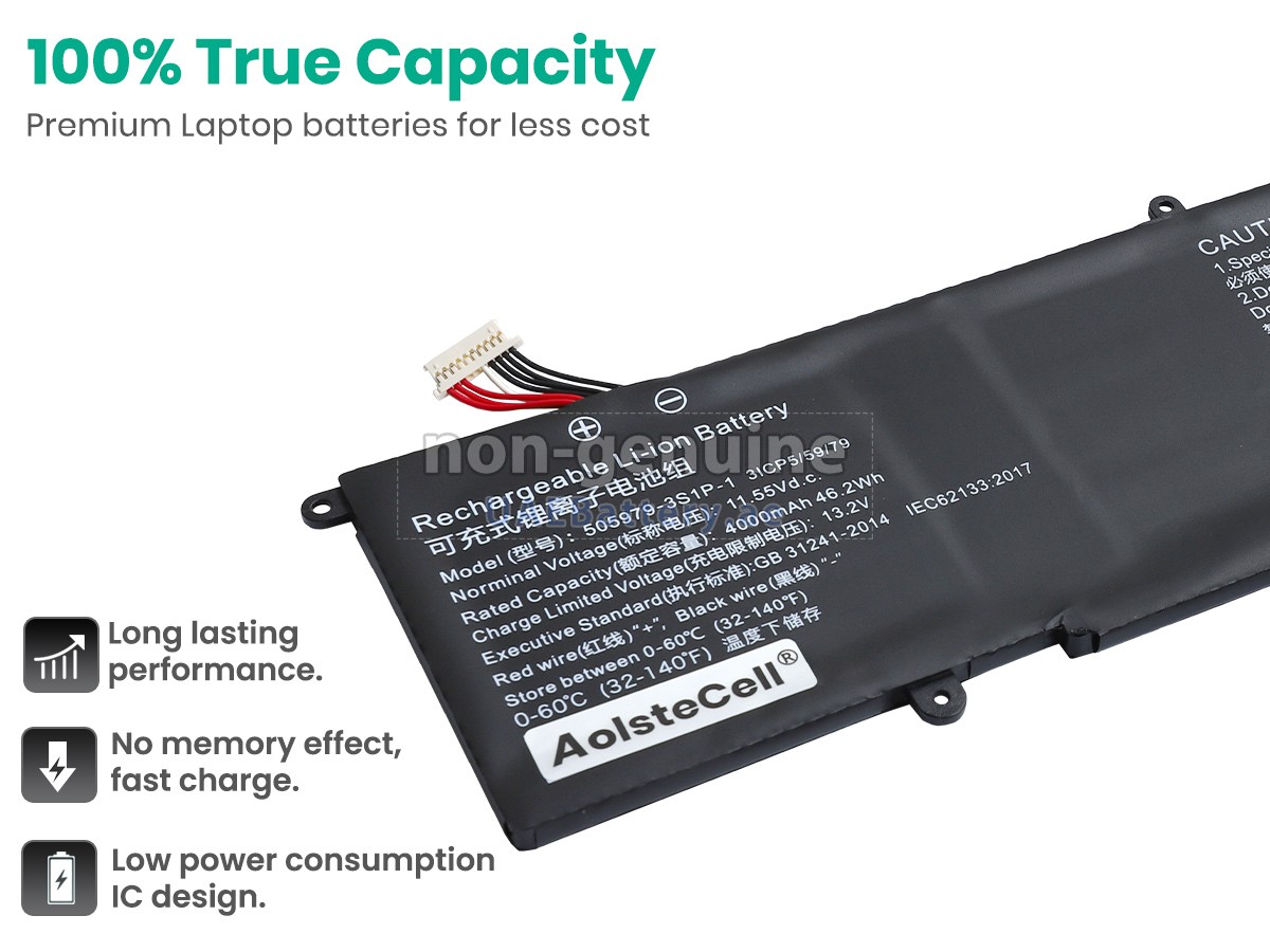 Battery for CHUWI 505979-3S1P-1
