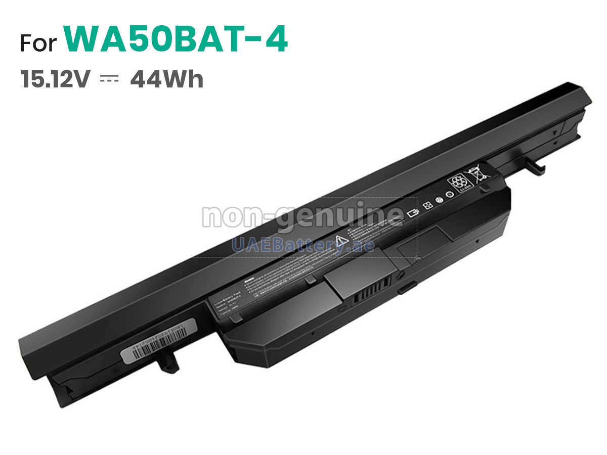 Battery for Clevo 6-87-WA50S-42L1