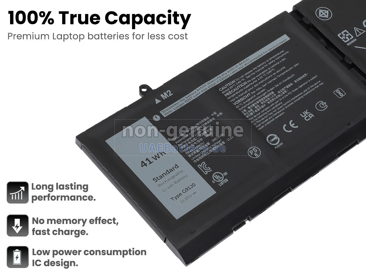 Battery for Dell G91J0