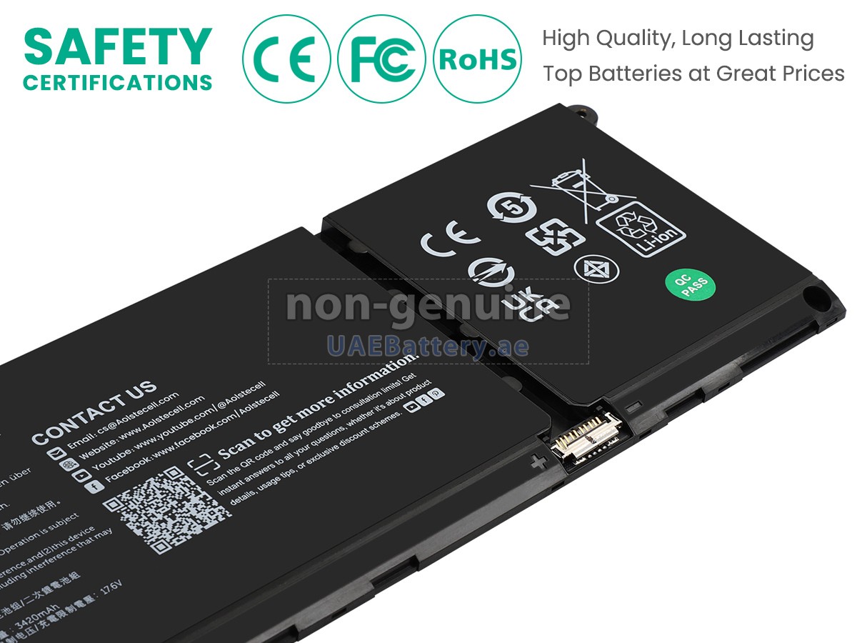Battery for Dell P106F