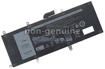 Replacement battery for Dell T16G