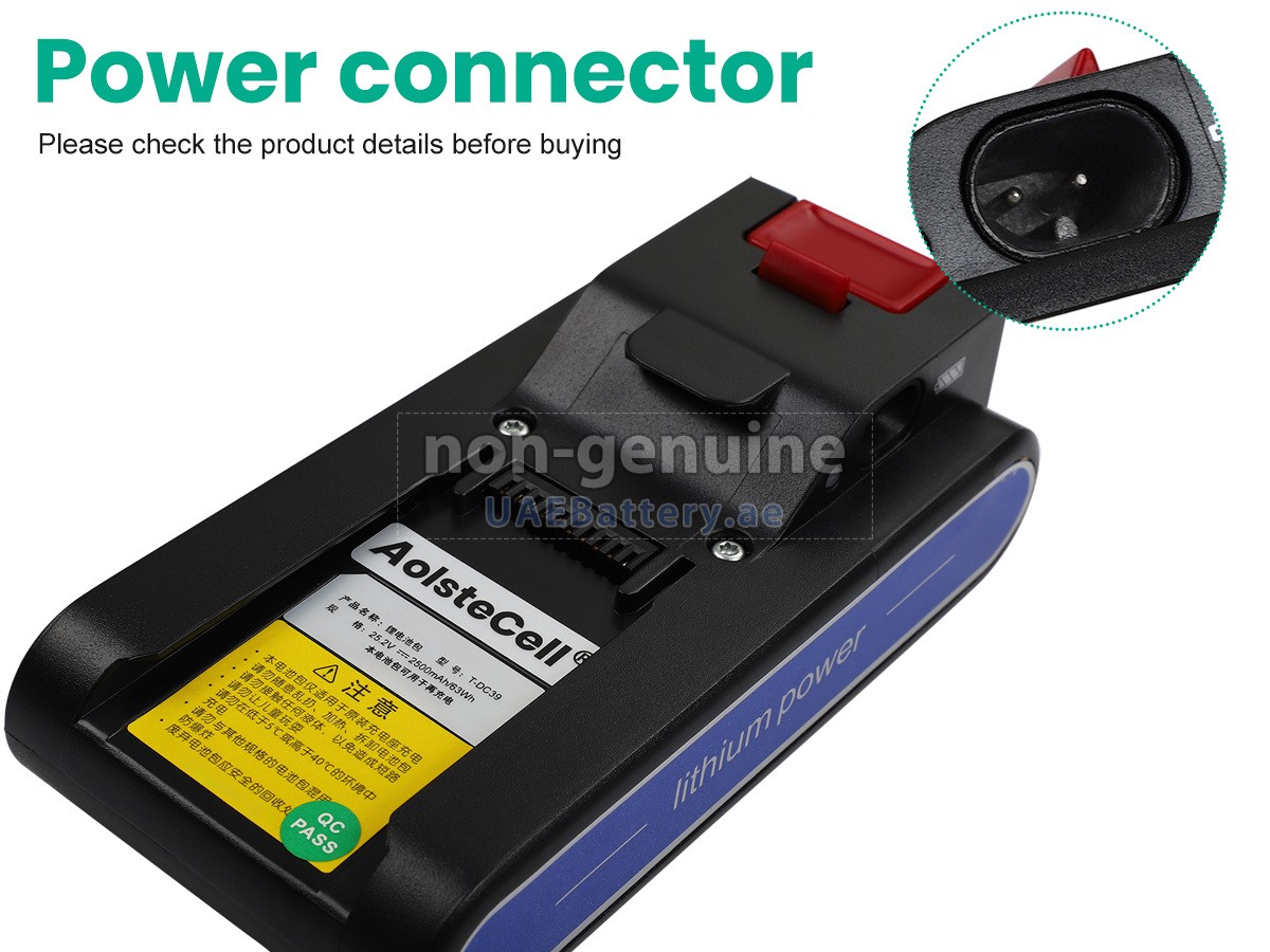 Battery for DeLonghi XLM 510.GRG