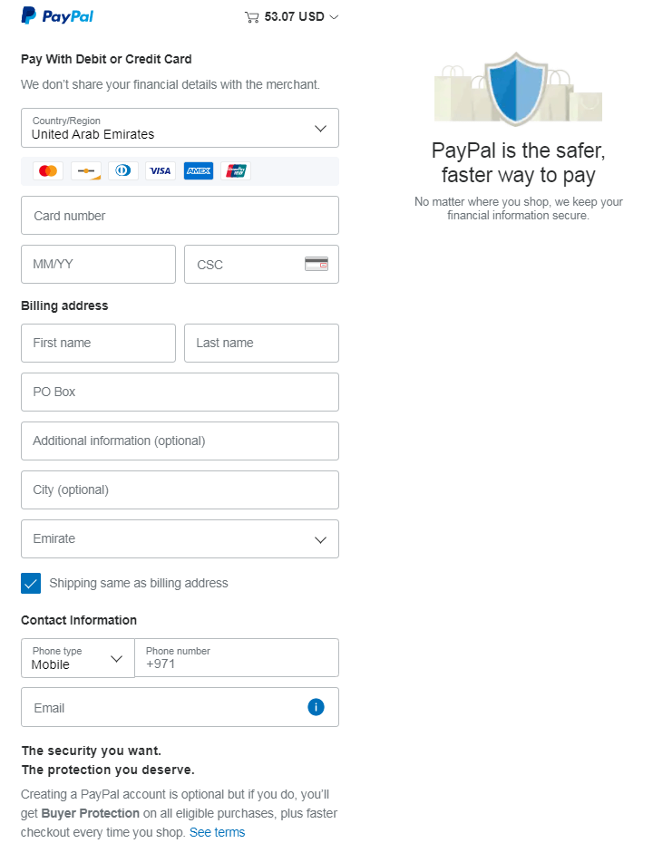 how-to-pay-through-paypal-without-account