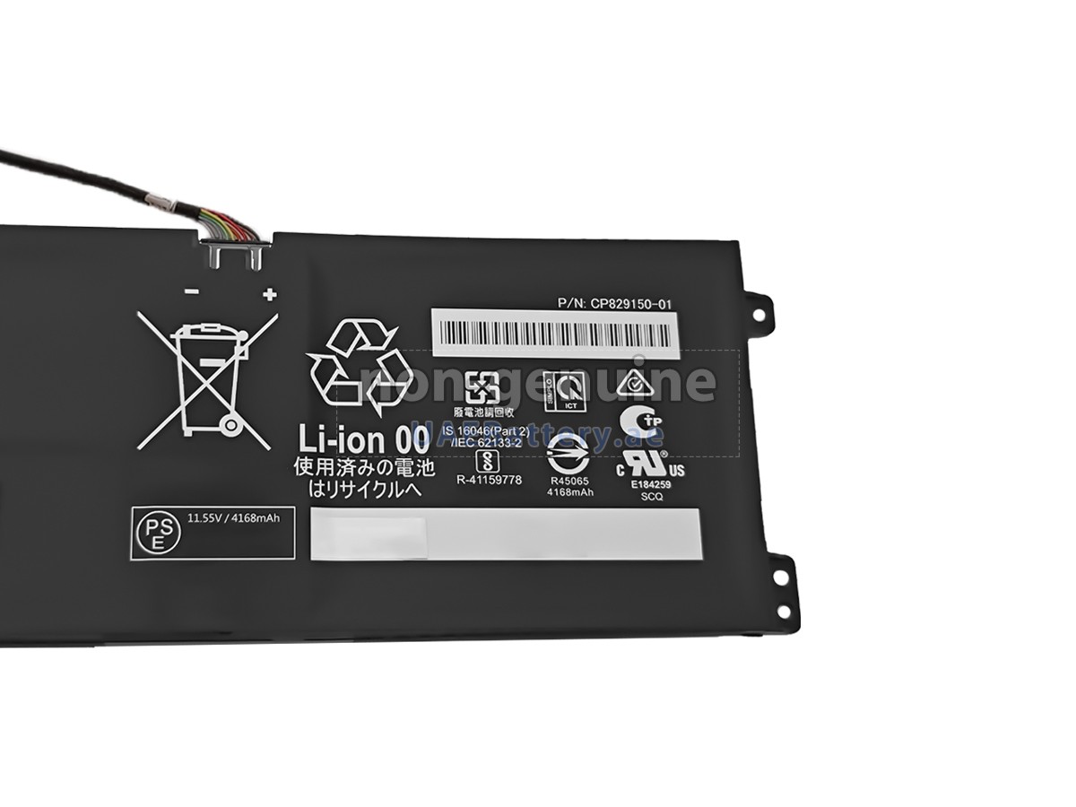 Battery for Fujitsu CP829150-02