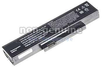 Replacement battery for Fujitsu Esprimo Mobile V5555