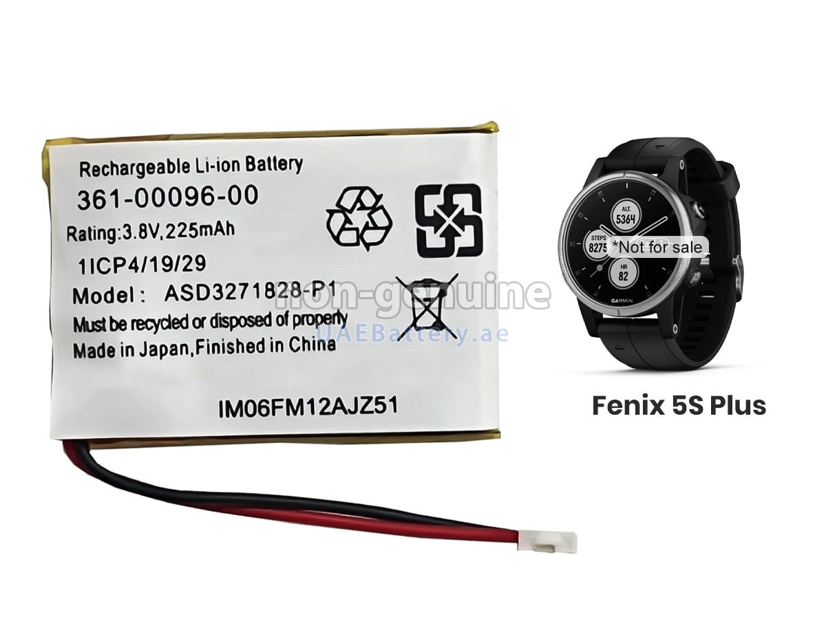 Battery for Garmin FENIX 5S