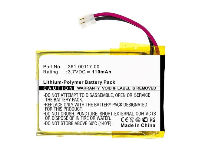 Garmin 361-00117-00 replacement battery