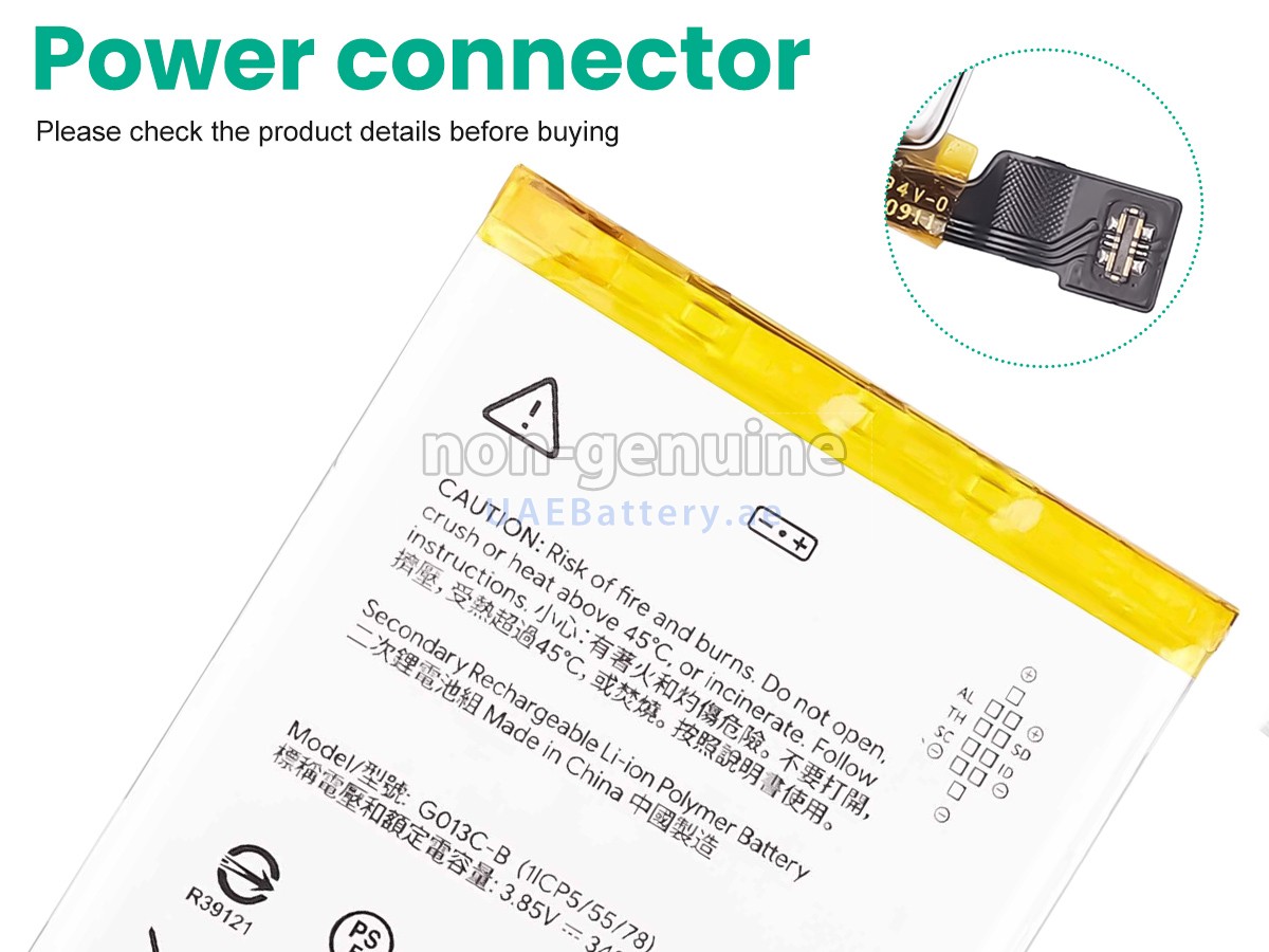 Battery for Google PIXEL 3XL