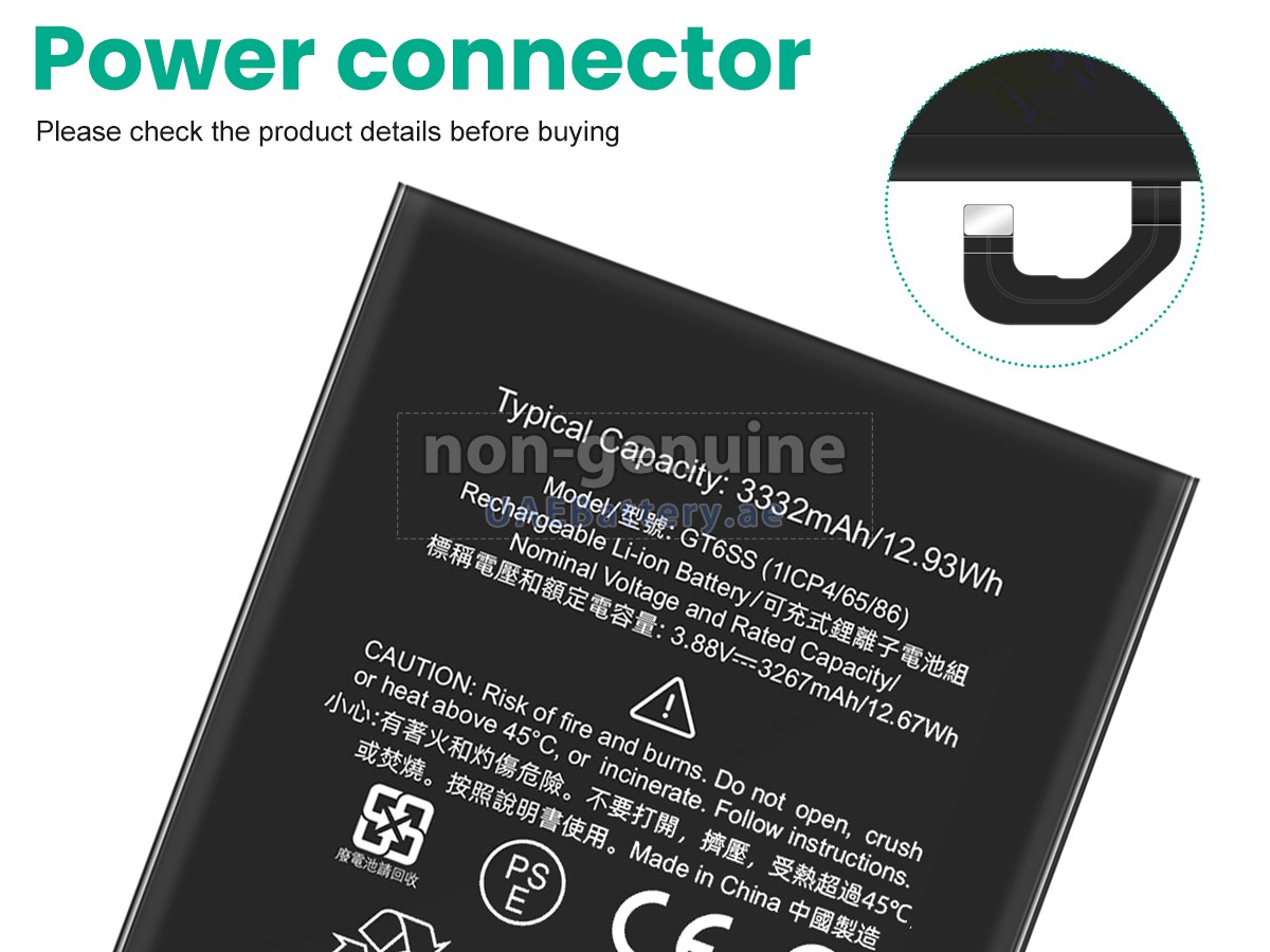 Battery for Google PIXEL FOLD
