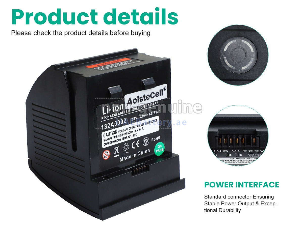 Battery for Gtech 103A022
