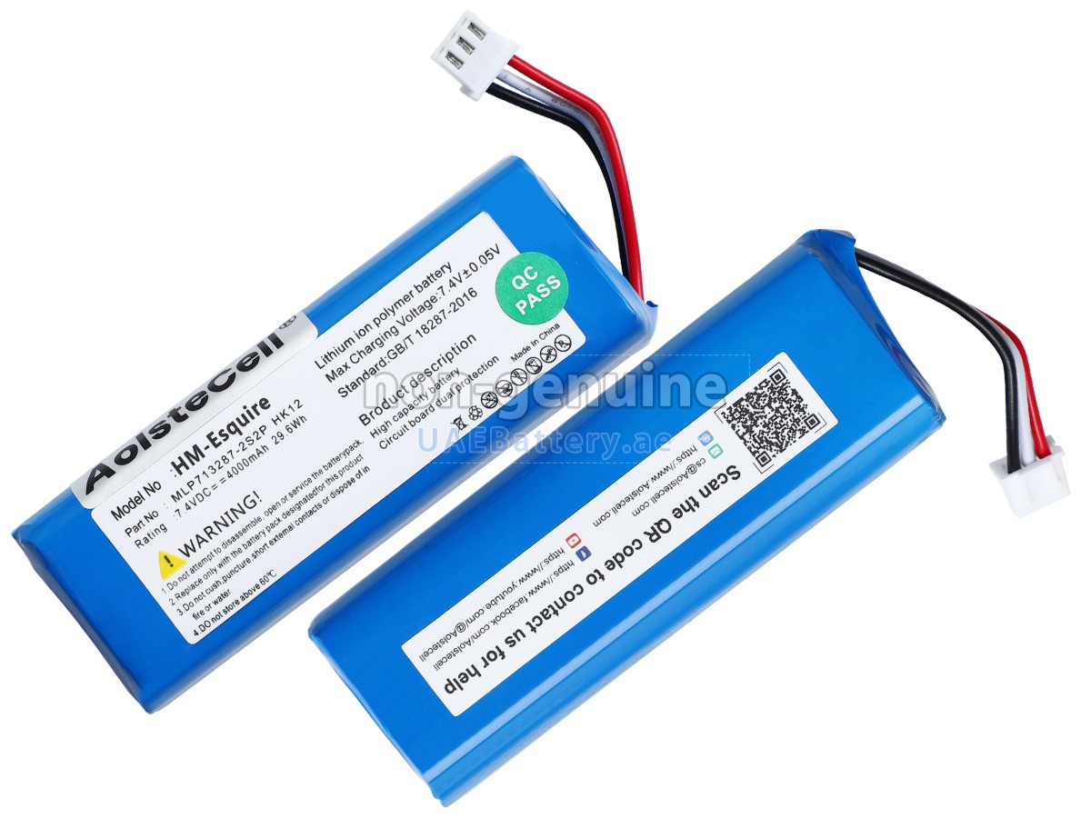 Battery for Harman Kardon ESQUIRE HK12