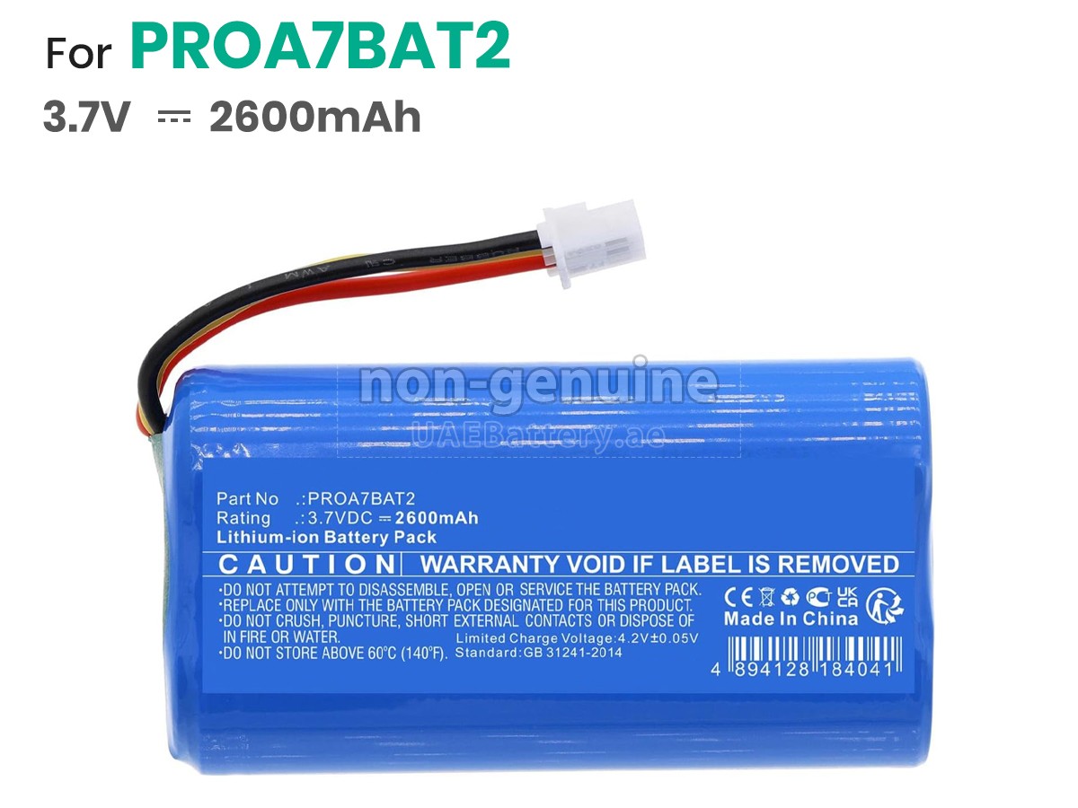 Battery for Honeywell HOME PROA7