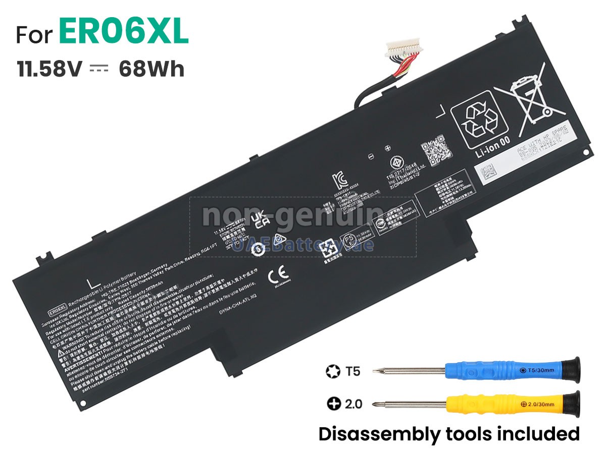 Battery for HP ER06068XL