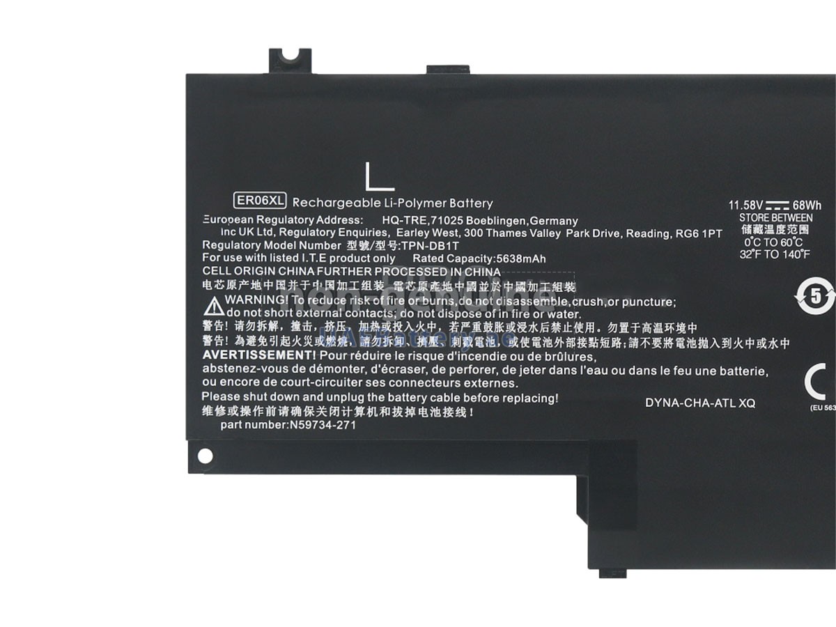 Battery for HP ER06068XL