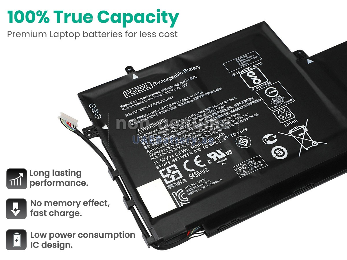 Battery for HP PG03XL