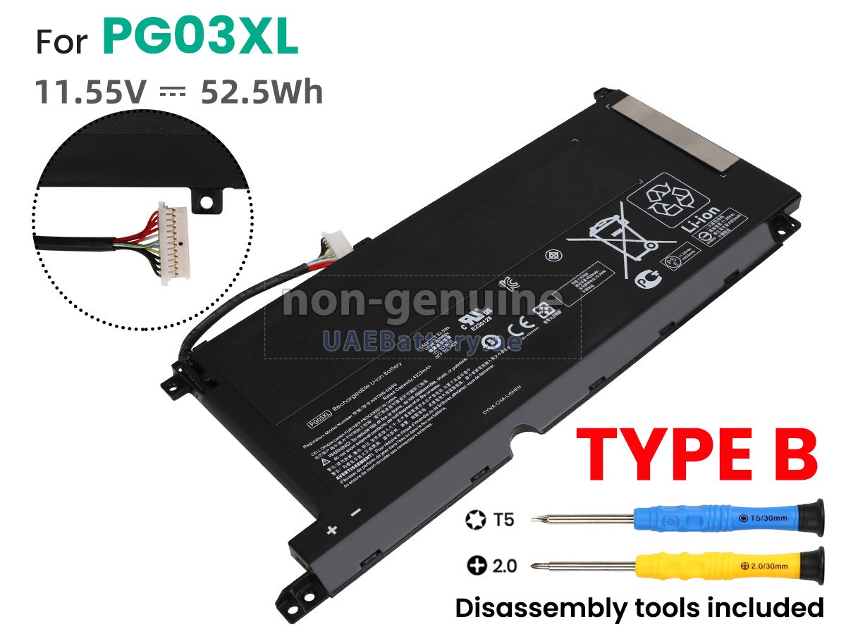 Battery for HP PG03XL