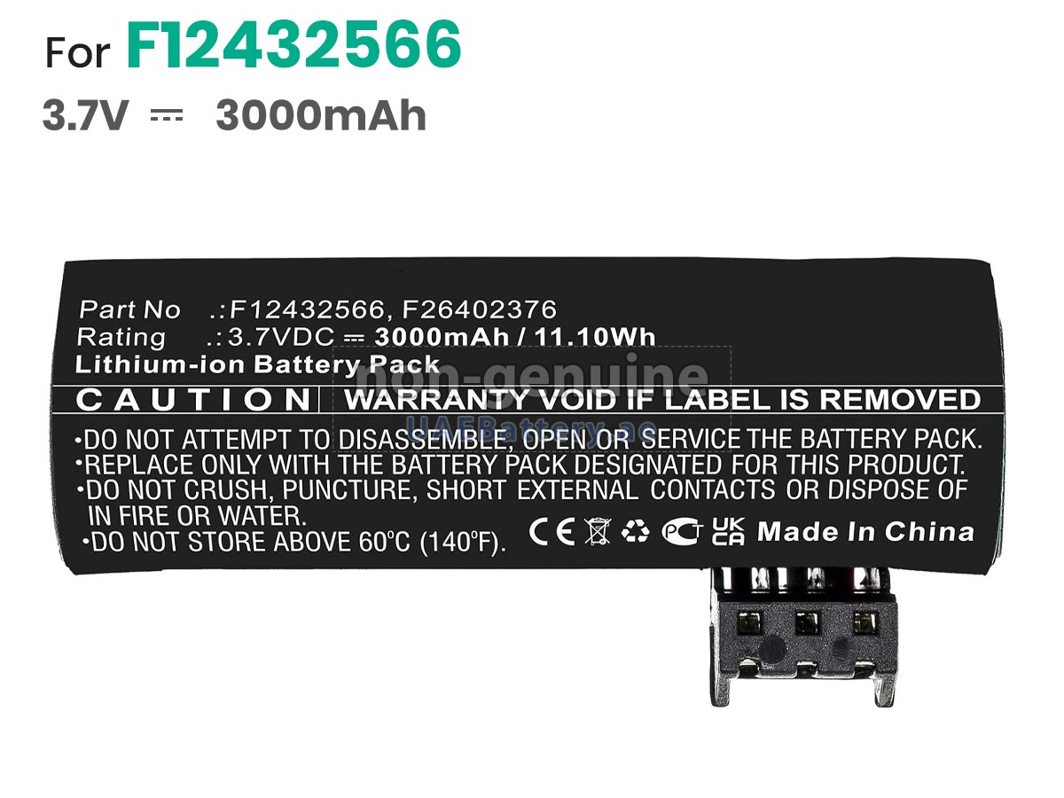 Battery for Ingenico F26402376
