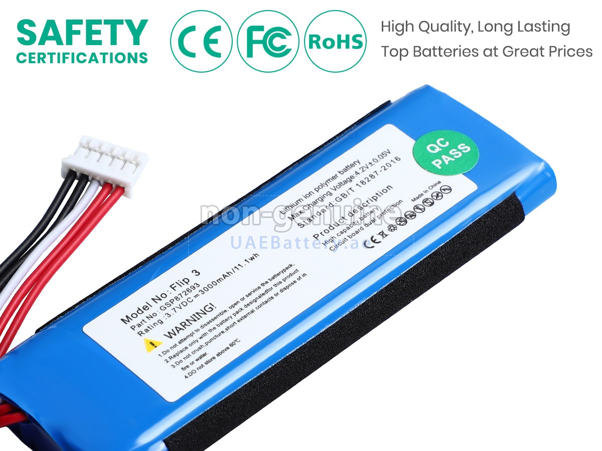 Battery for JBL FLIP 3 PORTABLE SPEAKER