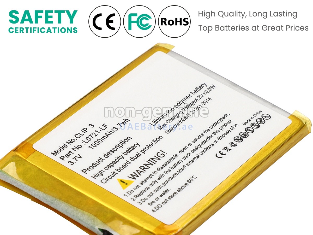 Battery for JBL L0721-LF