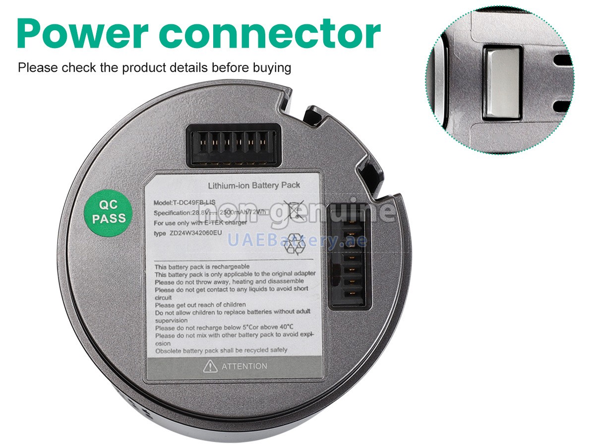 Battery for JIMMY H9 FLEX