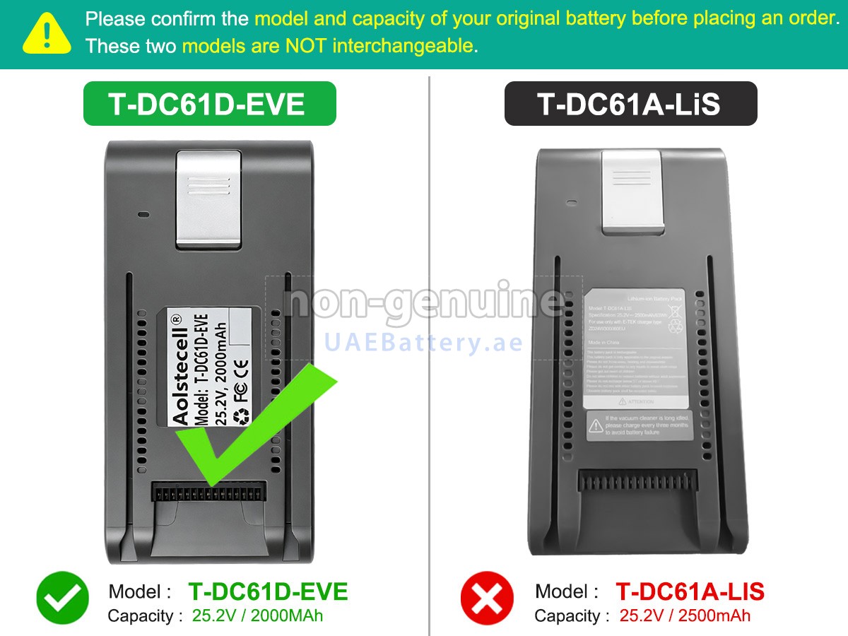 Battery for JIMMY H8 FLEX