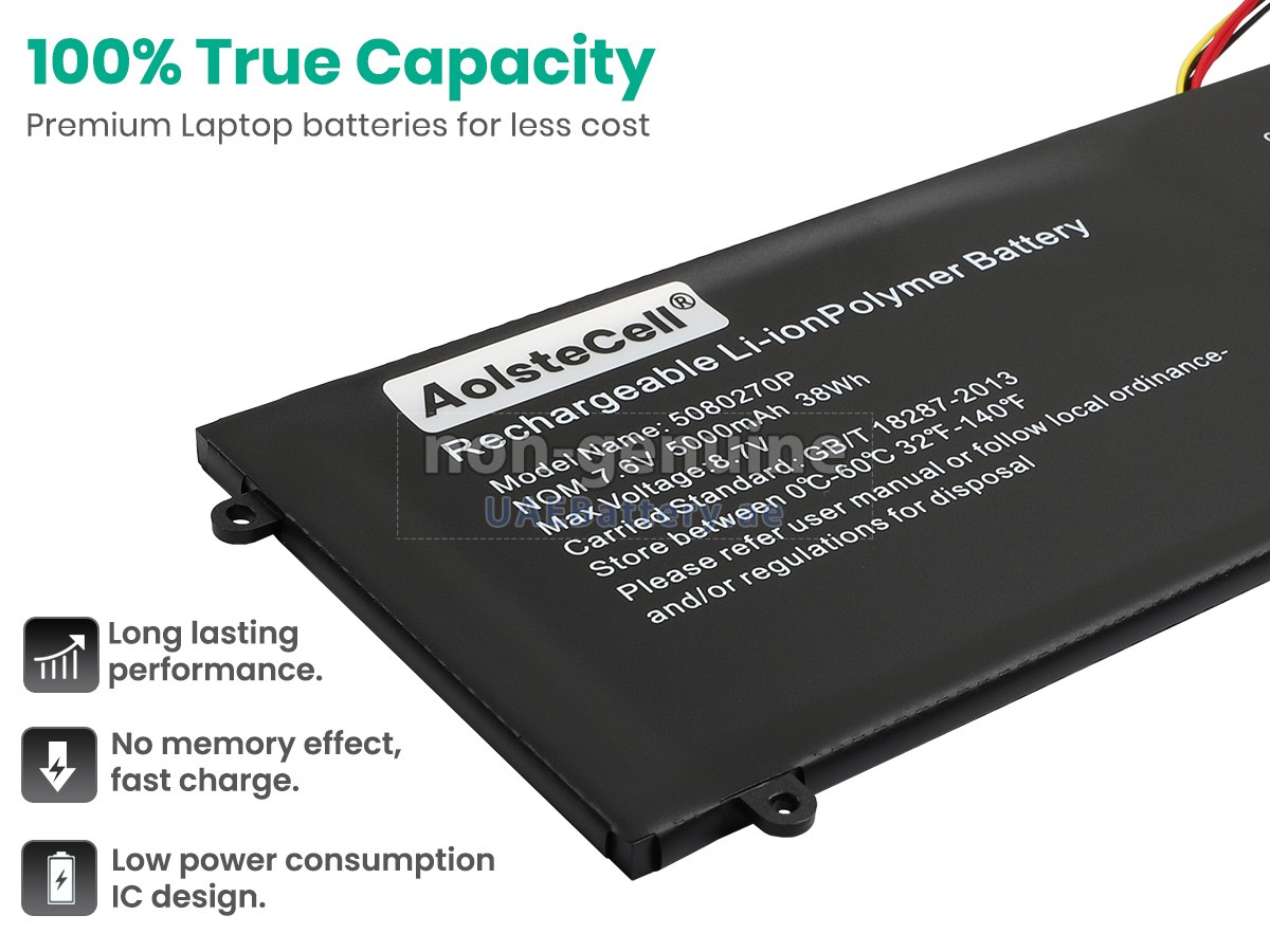 Battery for Jumper 5080270P