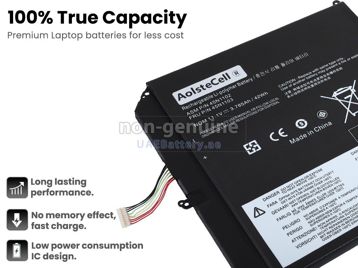 Battery for Lenovo ThinkPad HELIX 3698-6CG
