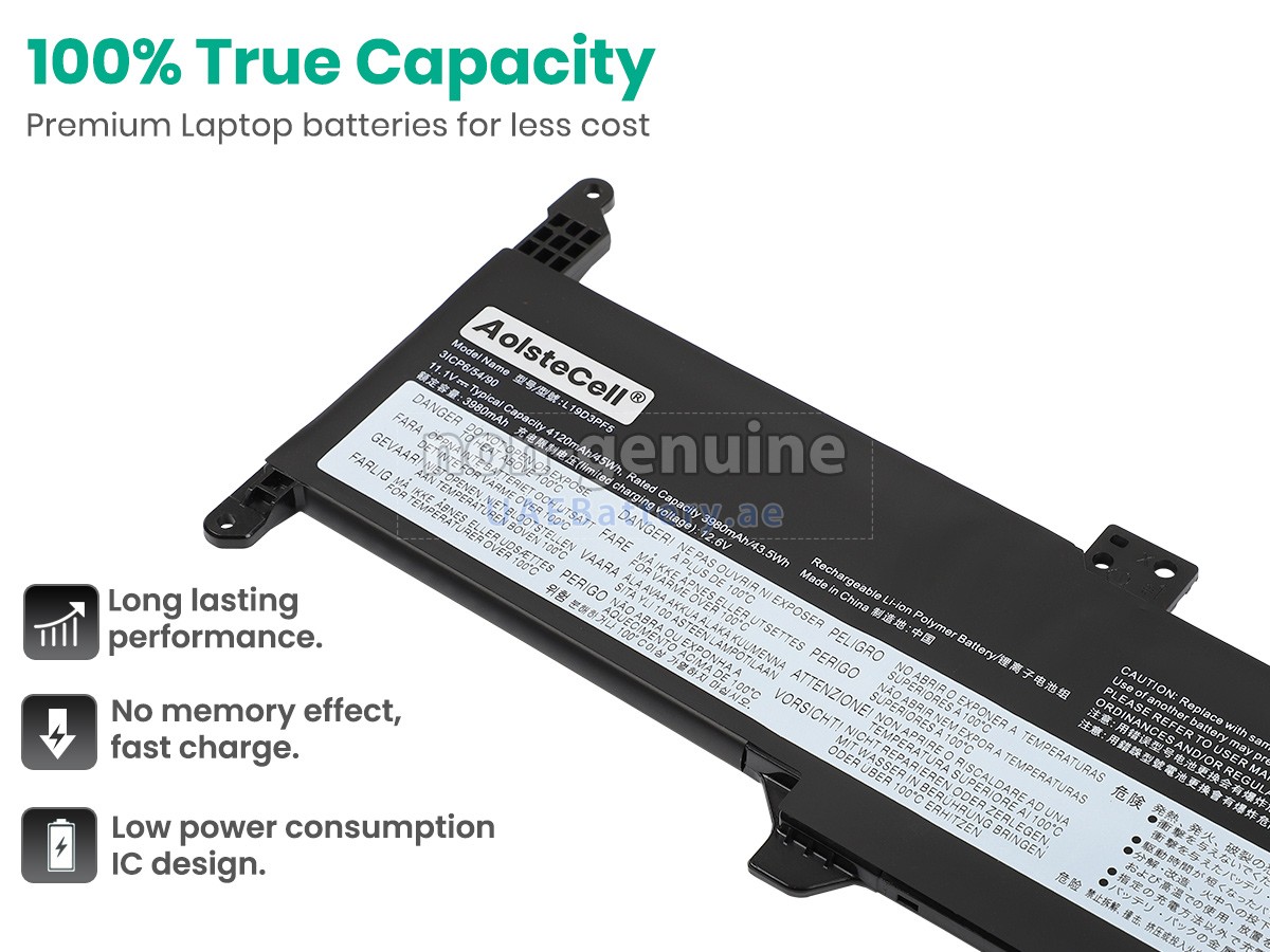 Battery for Lenovo L19D3PF5