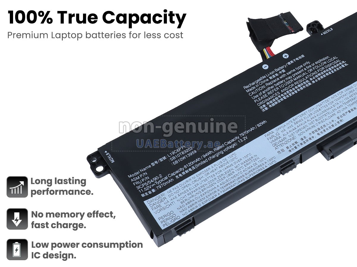 Lenovo ThinkPad P15 GEN 1-20ST005HGE replacement battery | UAEBattery