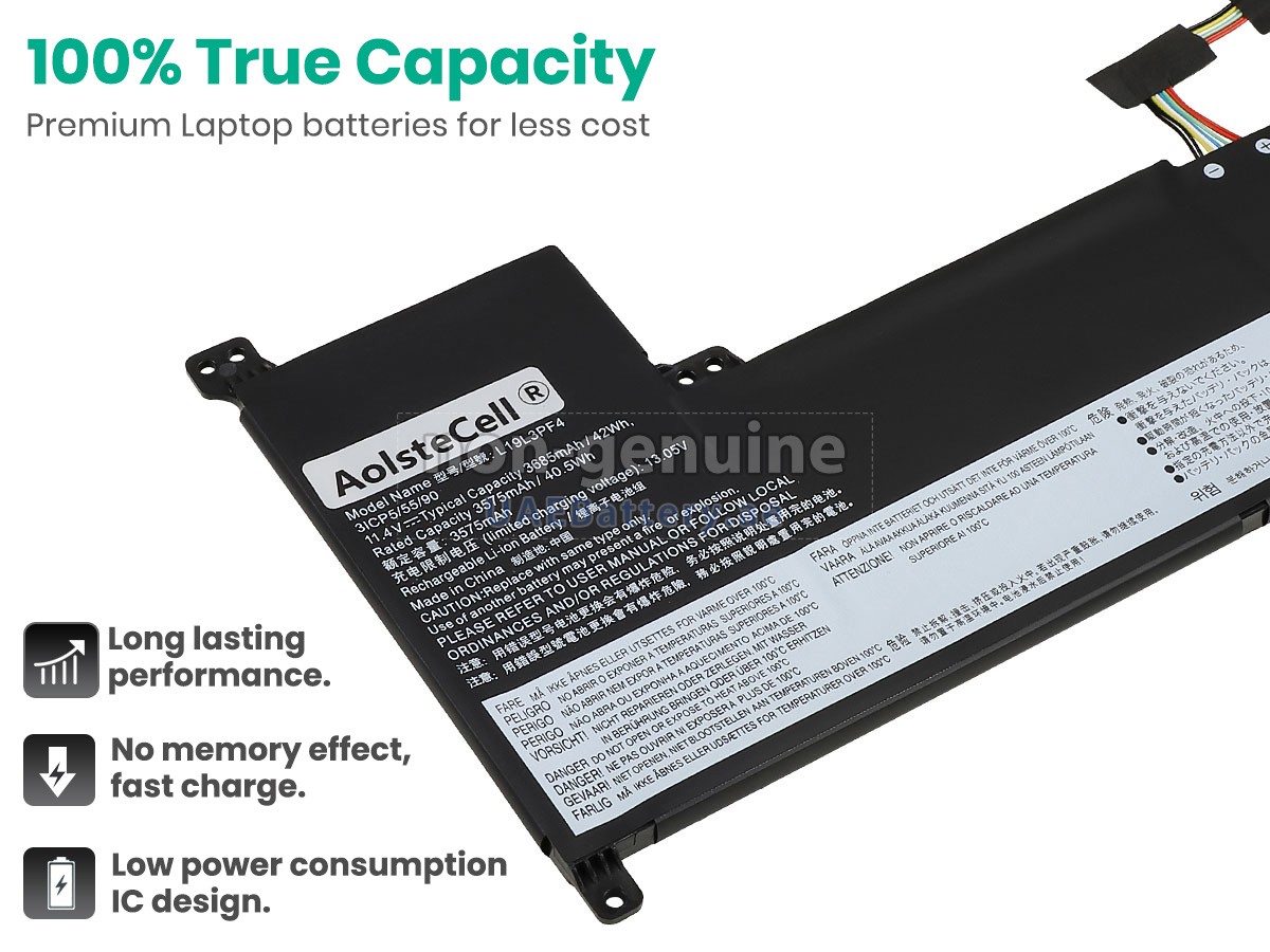 Battery for Lenovo L19C3PF6