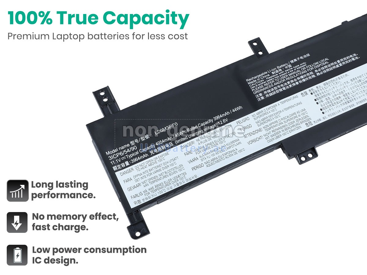 thumbnail image 2 of Genuine Lenovo L20M2PF0 Laptop Battery – 38Wh For V14, V15, V17 G2 Series 2 of 5