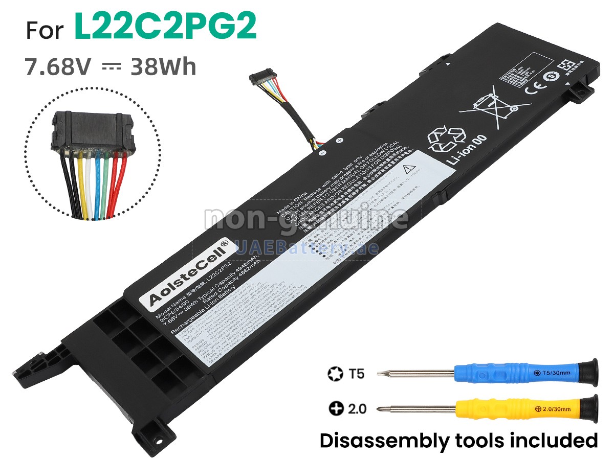 Battery for Lenovo L22C2PG2