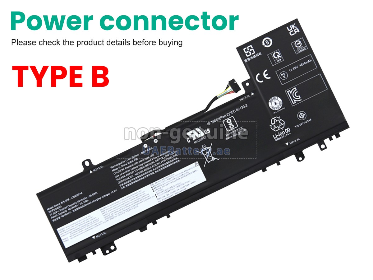Battery for Lenovo IdeaPad SLIM 5 14ABR8-82XE009VID