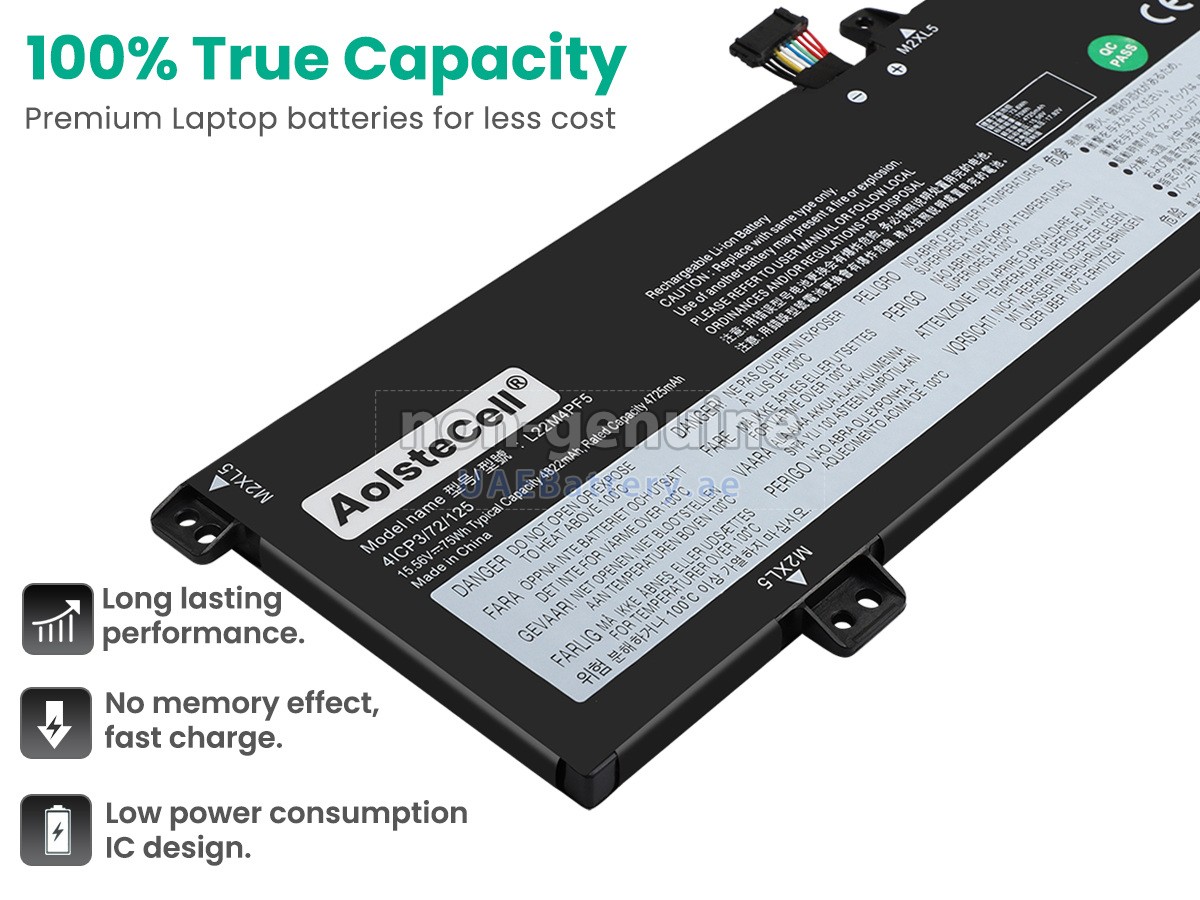 Battery for Lenovo IdeaPad PRO 5 16APH8-83AR001XMX