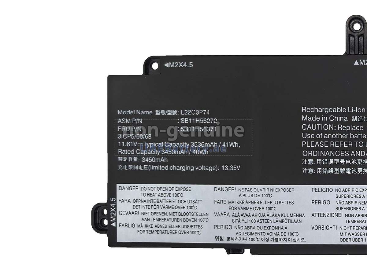 Battery for Lenovo 5B11H56372