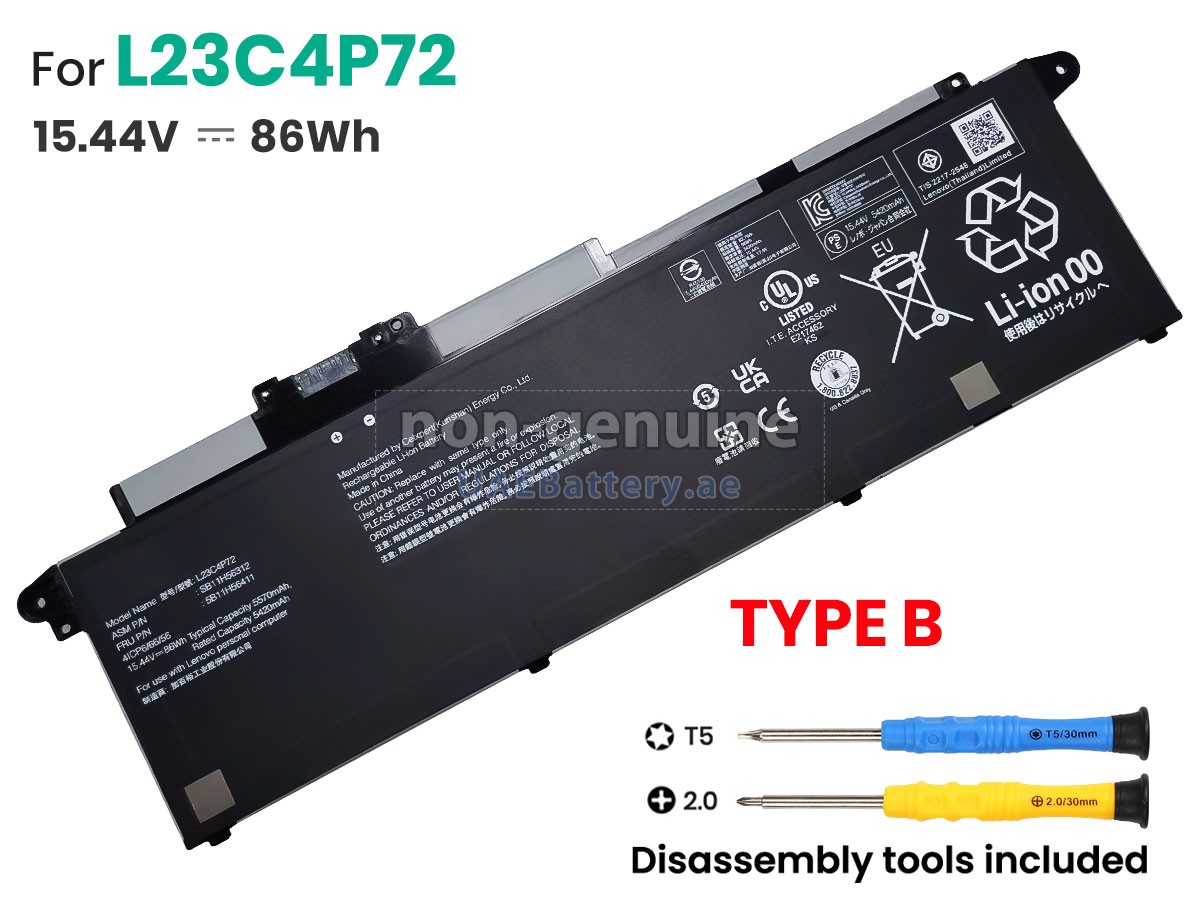 Battery for Lenovo ThinkPad T16 GEN 3-21MN002XMX