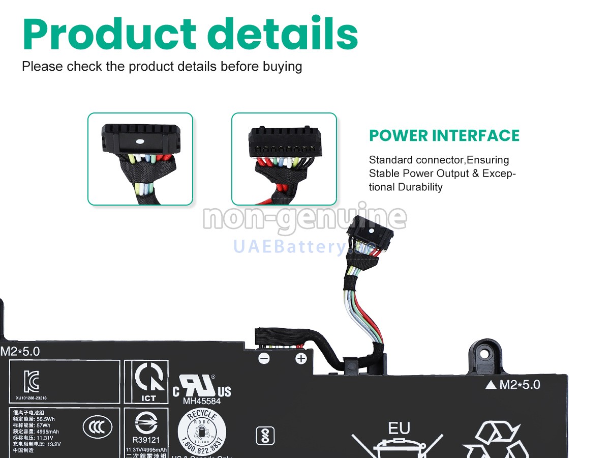 Battery for Lenovo 5B11M75267