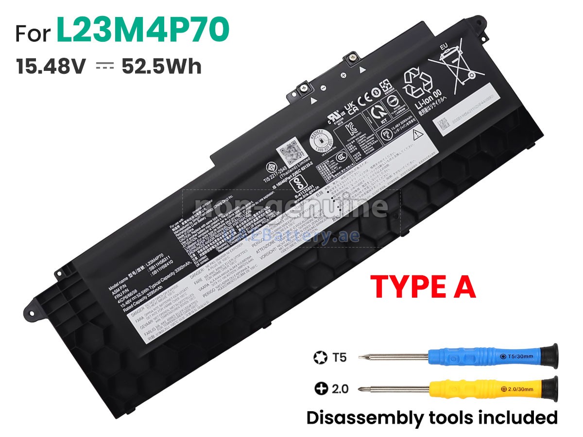 Battery for Lenovo ThinkPad T16 GEN 3-21MN002XMX